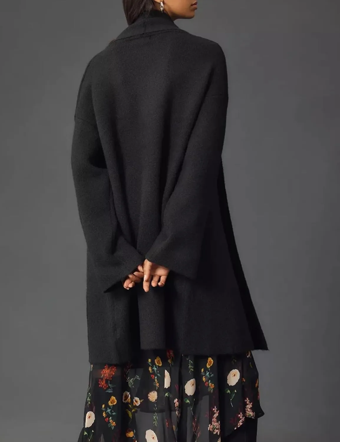 Arssm Womens Long Cardigan Oversized Chunky Open Front Sweaters Slouchy Knit Long Sleeve Fall Coat 2024 Trendy Jackets
