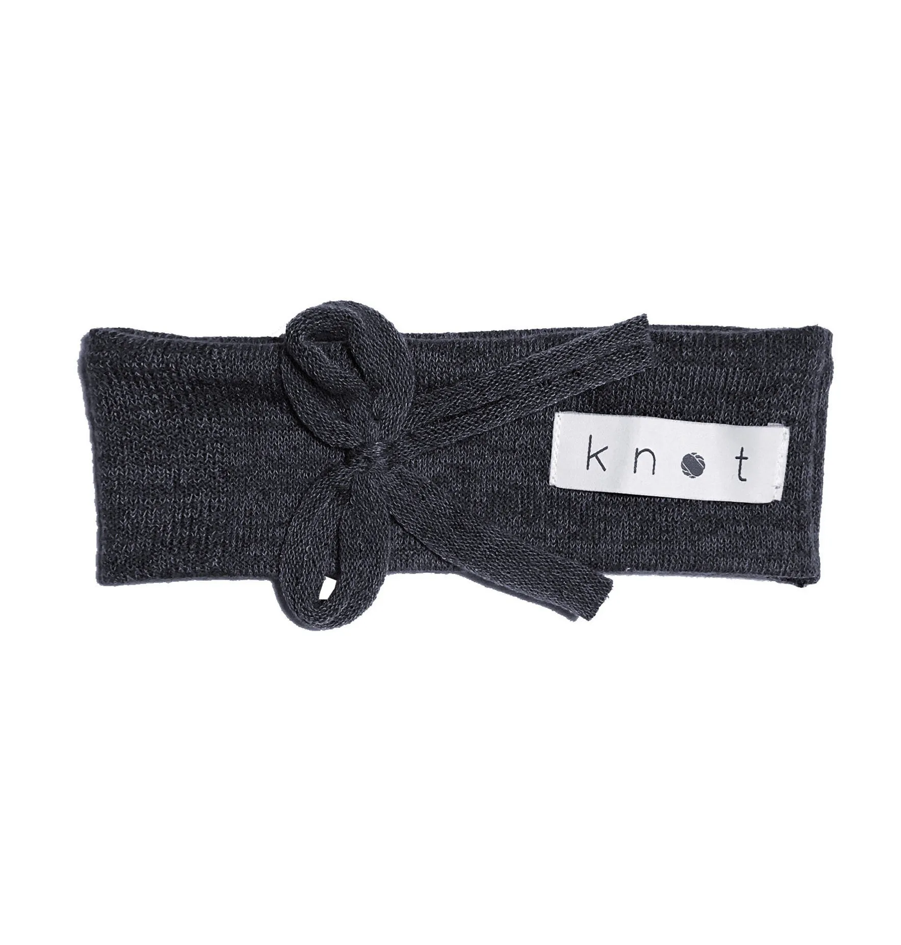 Bébé Bow Headwrap // Navy KNIT
