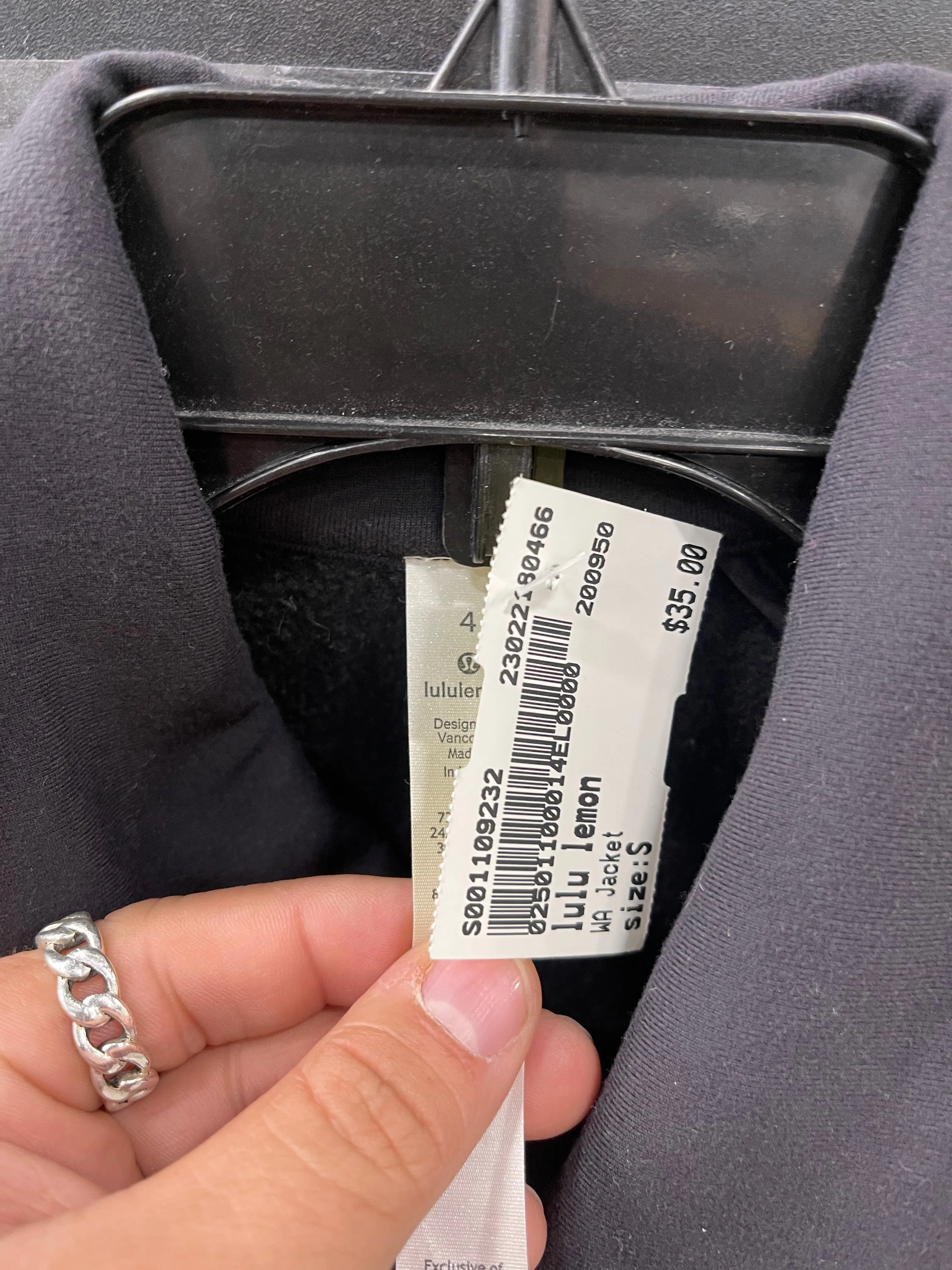 Lulu Lemon Athletic Jacket Size 4 9232