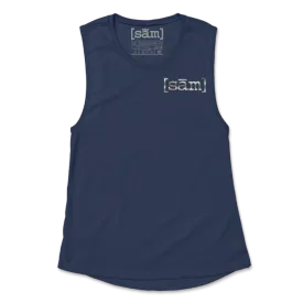 Navy Muscle Tank