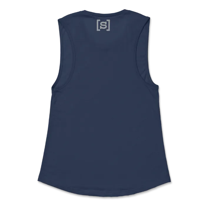 Navy Muscle Tank