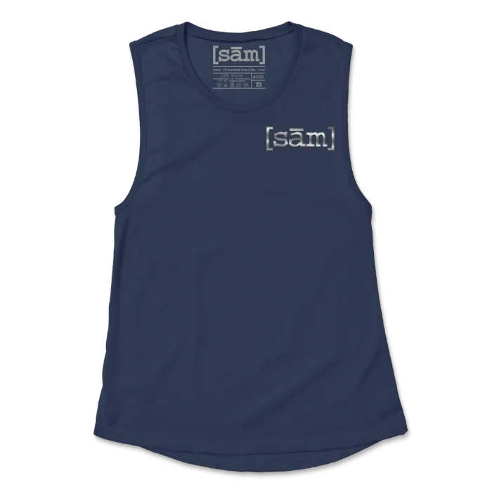 Navy Muscle Tank