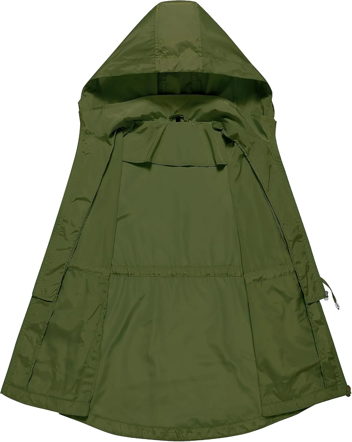 TRATENBY Rain-Jacket Women-Waterproof Lightweight-Packable Hood-Raincoat  Travel Windbreaker Coat in A Pouch Polka Dot