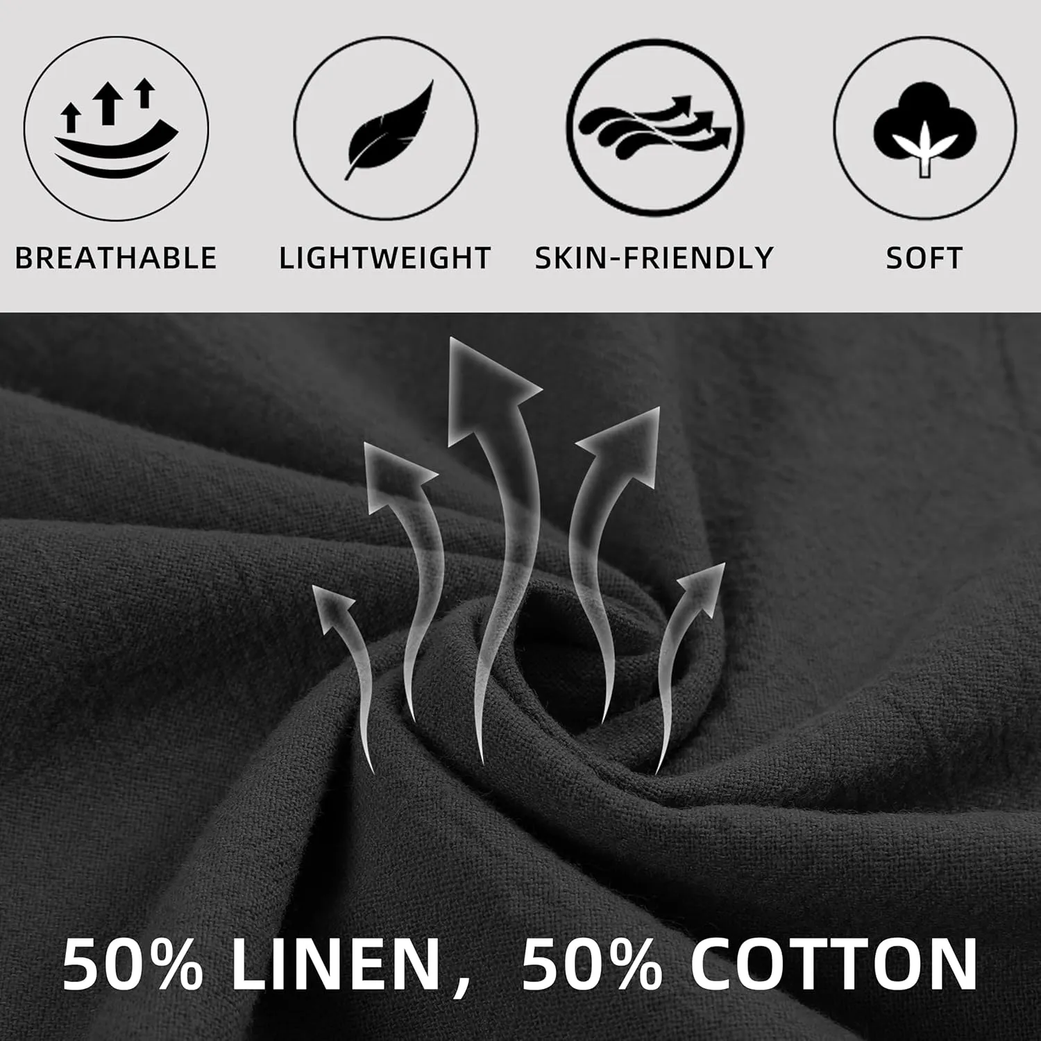 Womens Linen Shorts Summer Casual High Wasited Ruffle Wide Leg Drawstring Beach Loose Shorts
