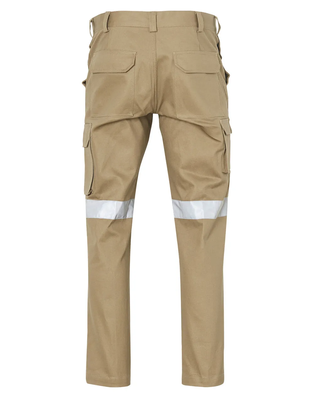 WP08HV Pre-Shrunk Drill Pants With 3m Tapes Stout Size